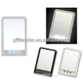 3 LED Plastic Rectangular Cosmetic Lighted Makeup Mirror